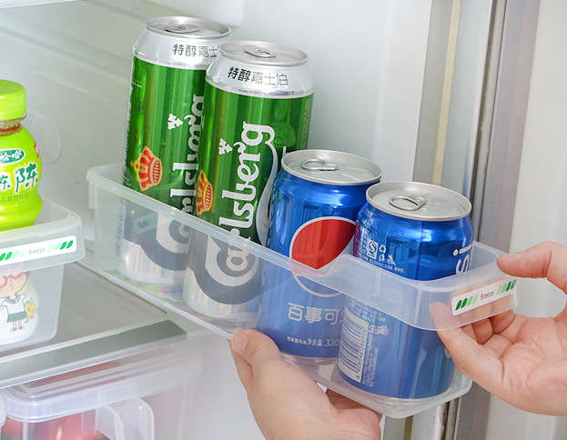 Kitchen Storage Rack Freezer Refrigerator Storage Tin