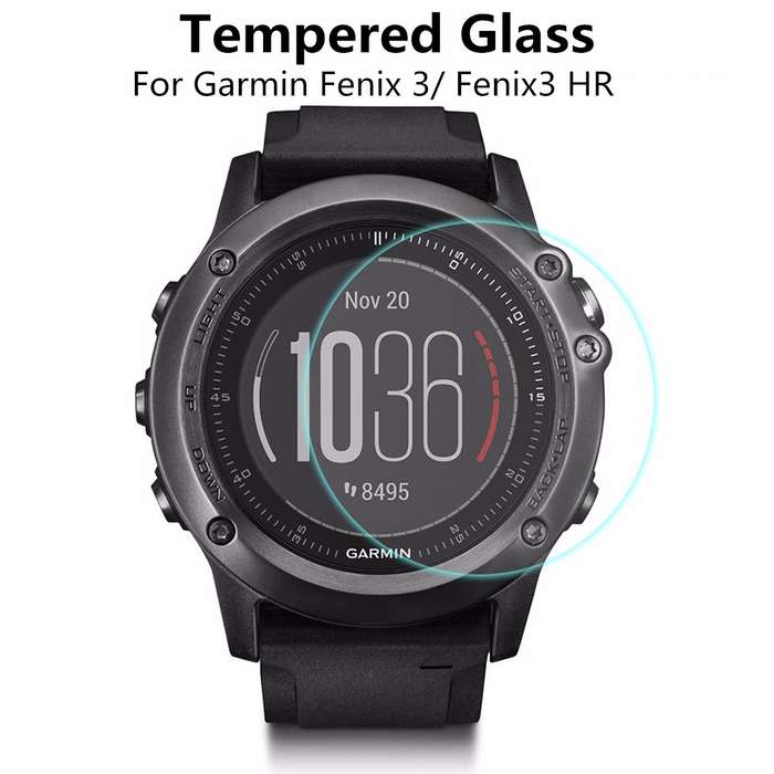 9H 2.5D Tempered Glass Screen Protector Film Cover For Garmin Fenix 3