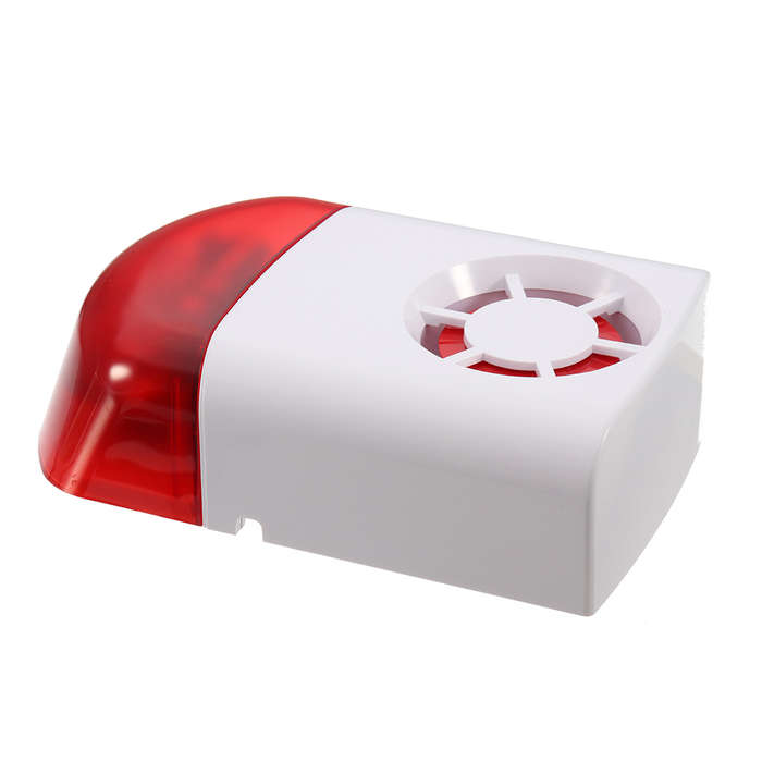 DY-JH100B Outdoor Siren Security Alarm 120dB Alarm Sound LED Flash EU Plug 433Mhz