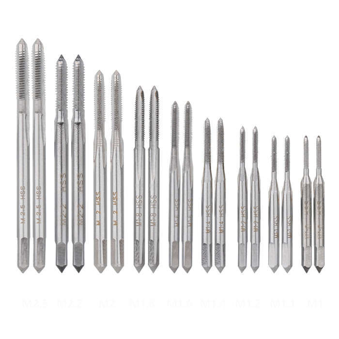 Drillpro 31pcs Multifunction Tap Die Set M1-M2.5 Metric Thread Tap and D