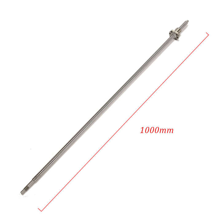 SFU1605 1000mm Ball Screw End Machined Ballscrew with Single Ballnut for CNC
