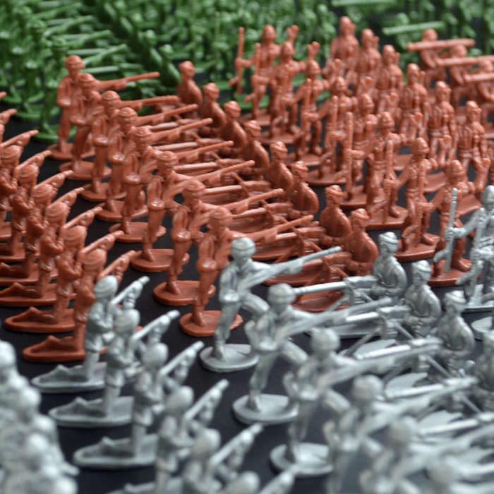 300 PCS Military Soldier Static Diecast Model Decoration Toy Set