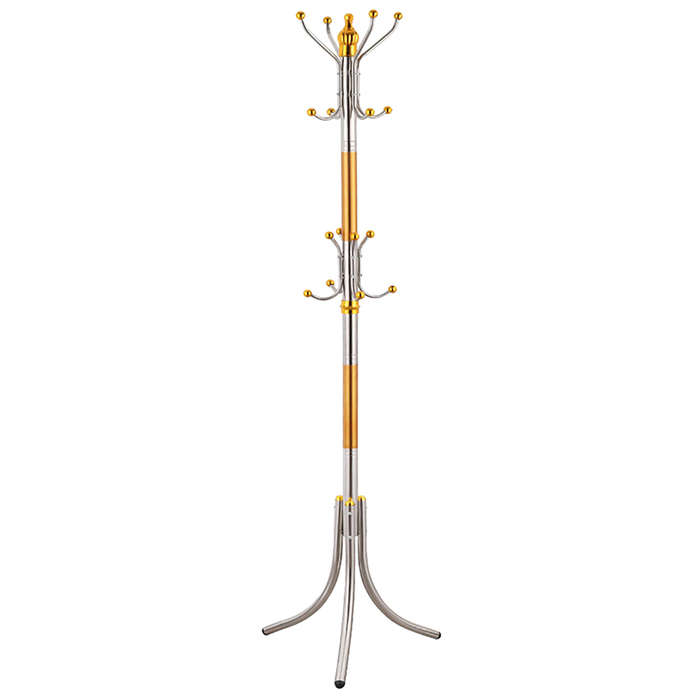 Coat Rack Hat Clothing Garment Floor Stand Metal Tree Hanger Holder Organizer