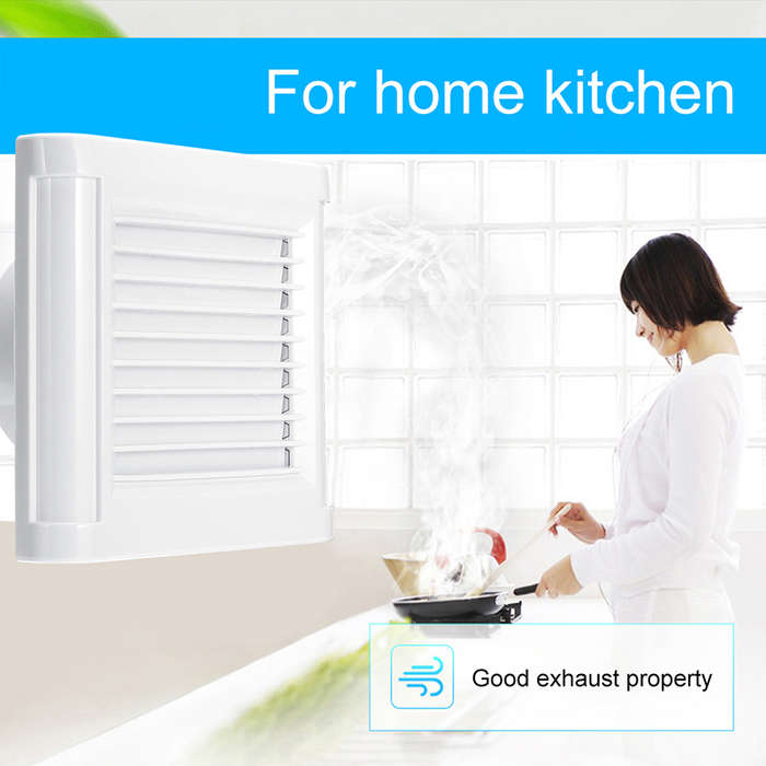 6 Inch 220V 20W Extractor Fan Silent Ventilation Wall Mounted Fan Windows Bathroom Toilet