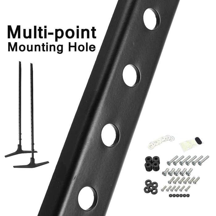 Universal TV Support Stand 32-55inch Base Plasma LCD Flat Screen Table Top Pedestal Mount 