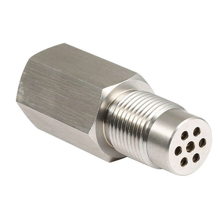 Oxygen O2 Sensor Spacer Adapter CEL Eliminator Mini Cat W/Catalytic Converter