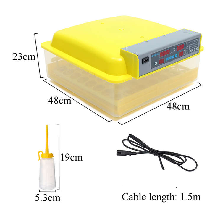 Digital 56 Egg Incubator Hatcher Bird Chicken Duck Automatic Turning Temperature