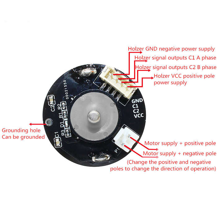 Chihai CHR-775S Magnetic Holzer Encoder DC Motor 24.0V 8000RPM 12.0V 4000RPM Robot Driving Motor