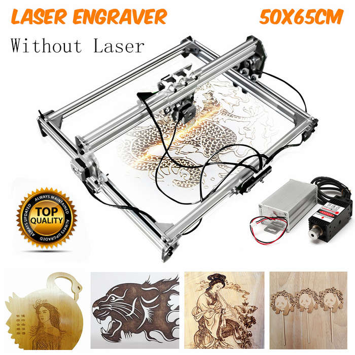 5065cm Engraving Area Laser Engraving Machine DIY Kit Desktop Laser Cutting Printer-without Laser Mo