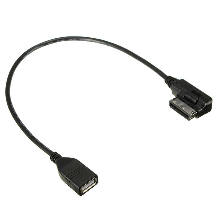 Car Audio AMI AUX to USB Cable Data Charging Adapter for Audi A3 A4 A5 A6L Q5 VW Tiguan