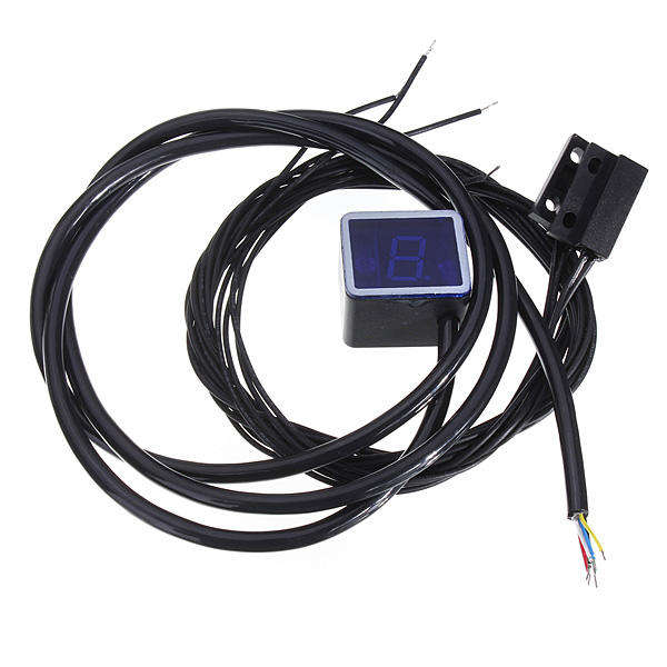 Green - Universal Motorcycle LED Display Digital Indicator Shift Level Sensor
