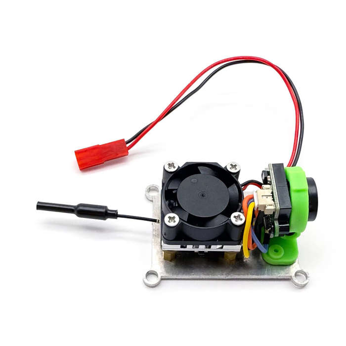 1W VTX Camera - 5.8GHz 48CH FPV Combom, 1000mW Adjustable VTX FPV Transmitter & 700TVL Camera for Lo