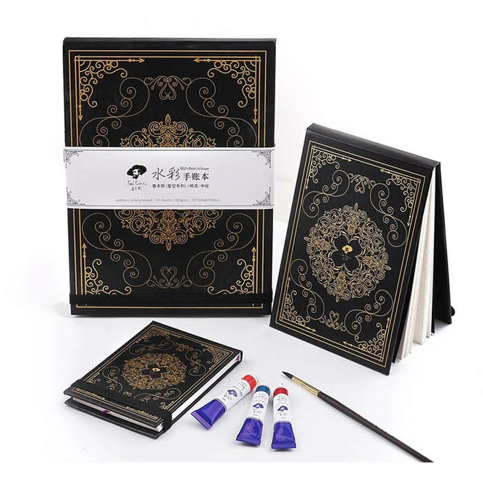 Paul Rubens 16k/32k Watercolor Paper 300g 50% Cotton Fine Line Crude Painting Book Notepad for Artis