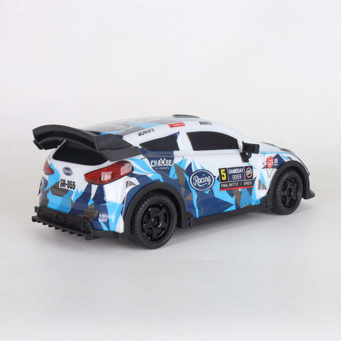 Blue - UJTOYS UJ99-PY385 1/18 2.4G 4WD Drift RC Car Mini Race LED Light Radio Control High-Speed Mot