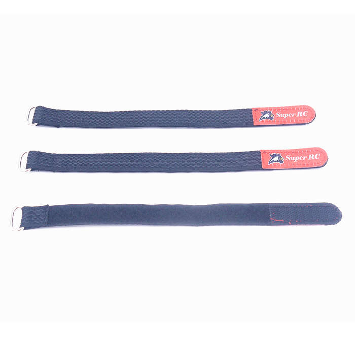 3pcs - 3 PCS Super Lipo Battery Tie Down Strap 220mm for 5inch 7inch RC FPV Racing Drone