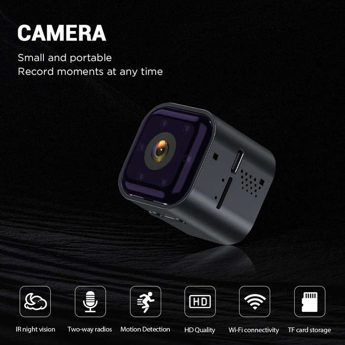 1080P Smart Action Camera HD Wifi Sports Camera IR Night Vision Bicycle Motorcycle Recorder Home Sec