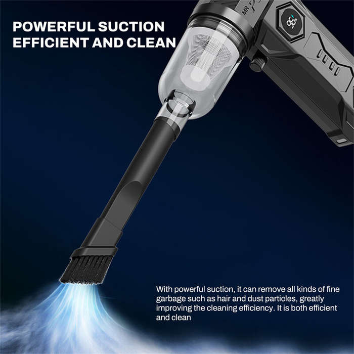 Black - 110,000RPM X11 High-Speed Air Blower Cordless Compressed Air Duster 10000mAh Battery Powerfu
