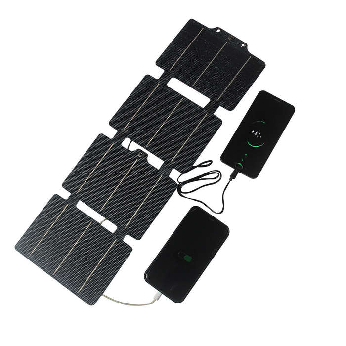 14W - 14W ETFE Foldable Solar Panels IPX6 Waterproof Portable Solar Panel Charger Lightweight Solar