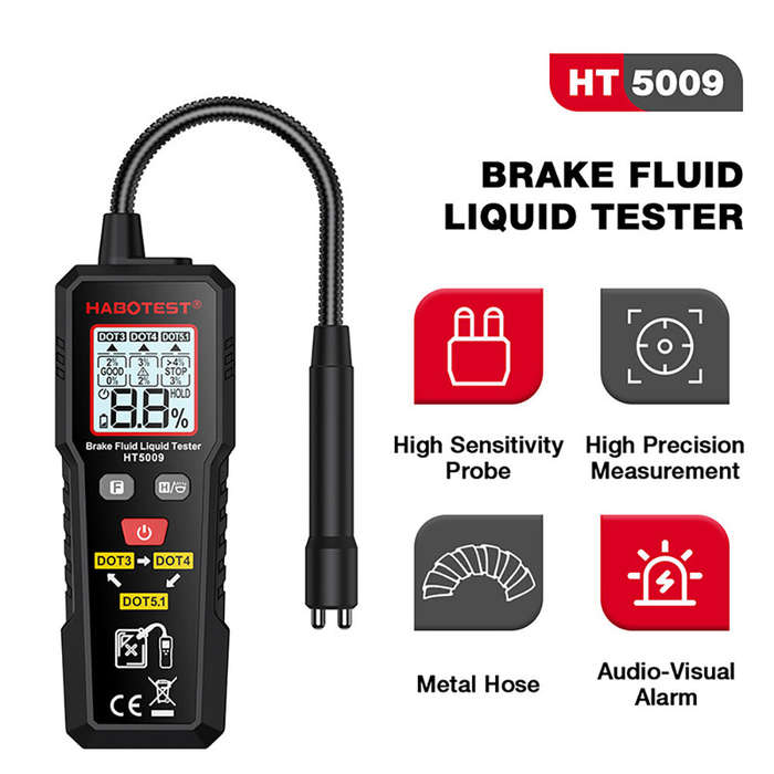 With Screen - Brake Fluid Tester Automotive Brake Fluid Test Kit Moisture Tester Car Brake Fluid Tes