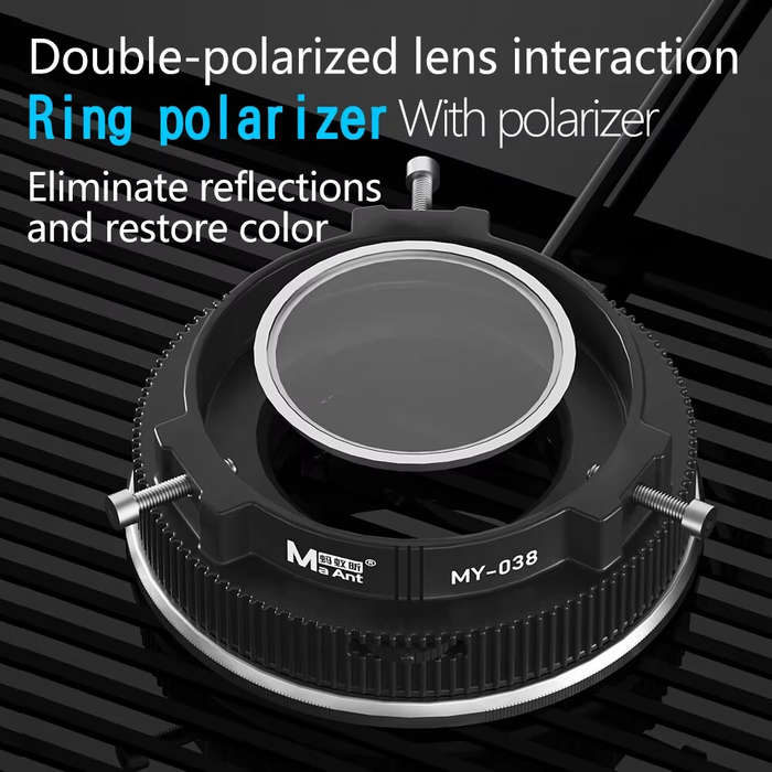 MY-037 - MaAnt Mobile Phone Repair Microscope Dustproof Light Source for Mobile Phones Repair LED Mi