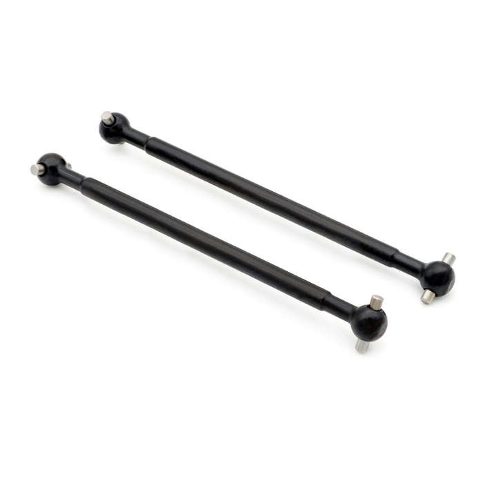 Black - 2PCS ZD Racing MT16 1/16 RC Car Parts Metal Rear Dogbone Drive Shafts Vehicles Models Spare