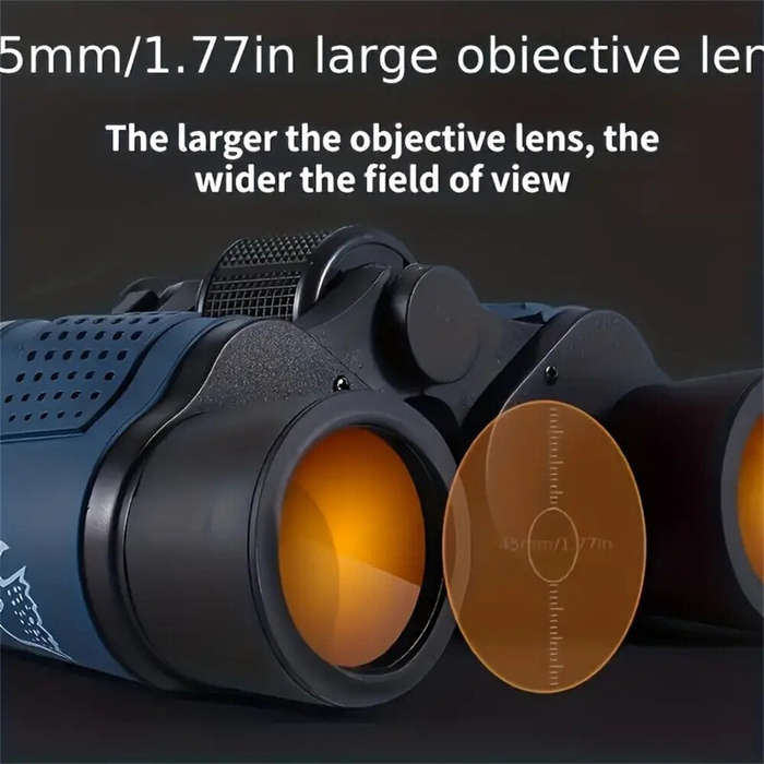 Black - IPRee Camping Binoculars 60X60 Long Range HD High Power Telescope Tourism Binoculars Long Ra