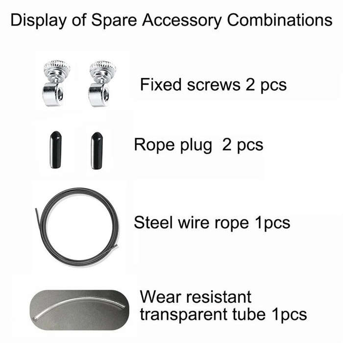 Grey - KALOAD Steel Wire Jump Rope Skipping Rope Fitness Sports Professional Training Home Exercise