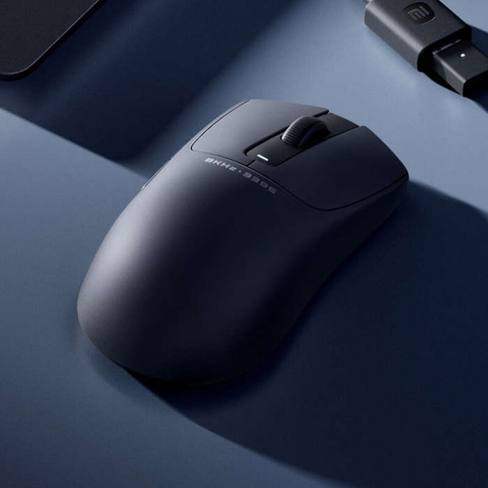 White - Xiaomi X1 Dual Mode Gaming Mouse 26000DPI 110H Battery Life 8KHz Return Rate 65g Lightweight