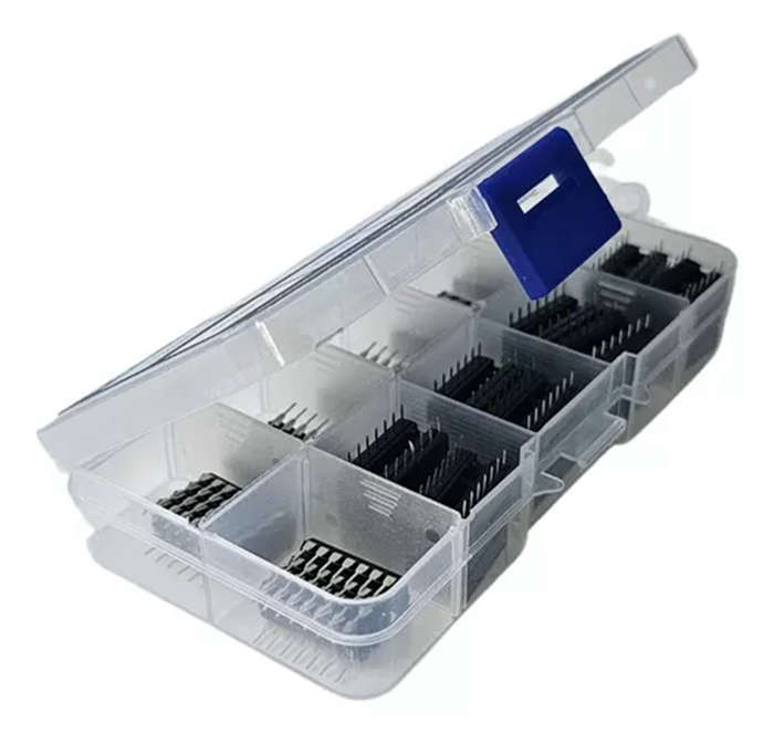 with box - 48PCS 6 Specifications IC 74LS02 74LS00 Integrated Circuit Chip Kit DIP Single Precision