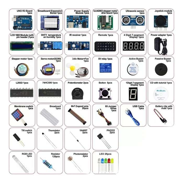 with box - RFID UNOR3 Upgraded Version For Starter Kit DIY Electronic Kit Power Supply Module Access