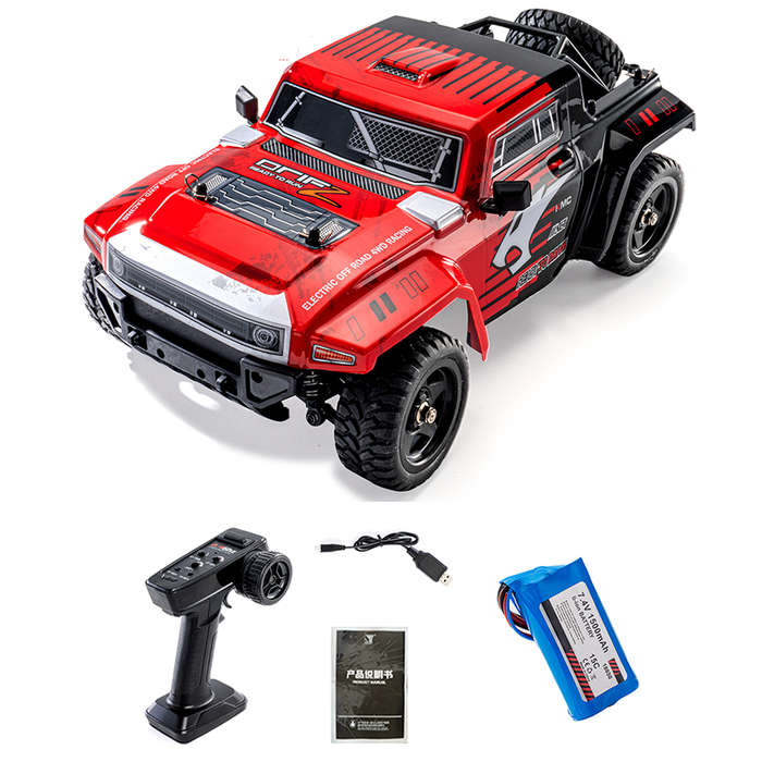 Green - SY 1202 1/12 2.4G 4WD RC Car W/ Gyro High-speed Short Course Off-road Vehicle Models Full Pr