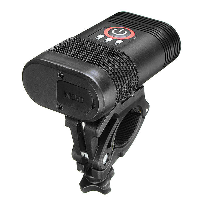 Bike Light Set 3000LM Double LED Bicycle Headlight Type-C Rechargeable with 4 Modes Taillight for MT