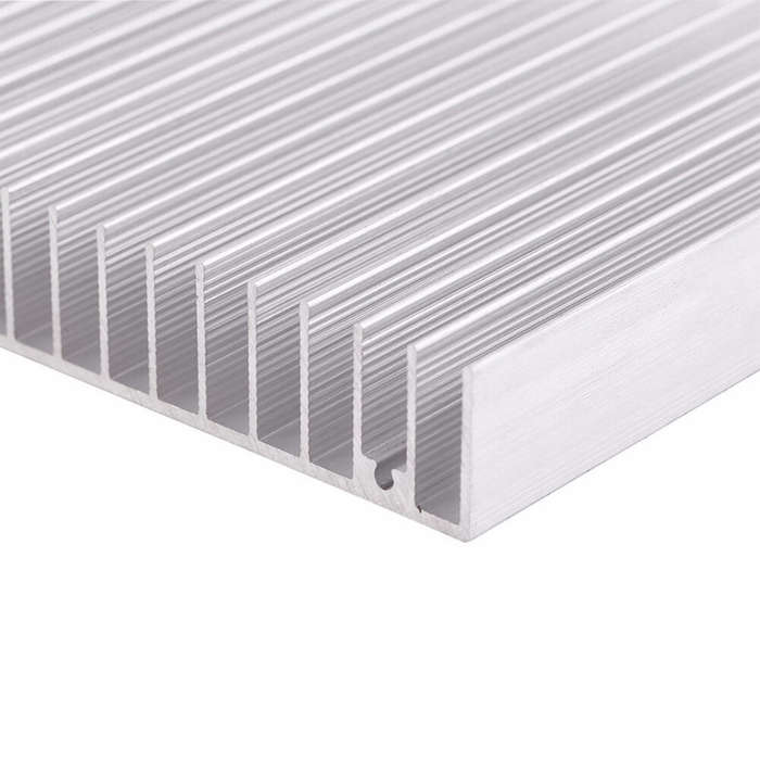 Aluminum Heatsink 100*100*18mm MOS Tube Heat Sinks Radiator for IC Module PC Computer LED PCB Semico