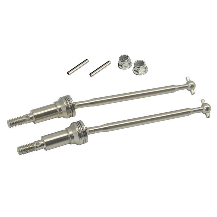 2PCS Xinlehong Upgraded 30-WJ02 Front Universal Drive Shaft for 9130 9135 9136 9137 1/16 RC Car