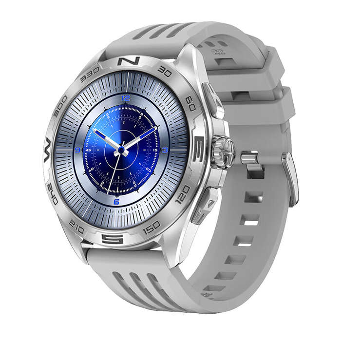 Gold - DTM1 1.43 inch AMOLED Display AI Voice Assistant GPS bluetooth Call Heart Rate Monitor Breath