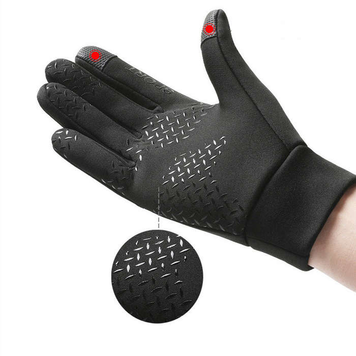 M - TENGOO Men's USB Heated Gloves Winter Touchscreen Warm Gloves with Enhanced Grip Women Men Bicyc