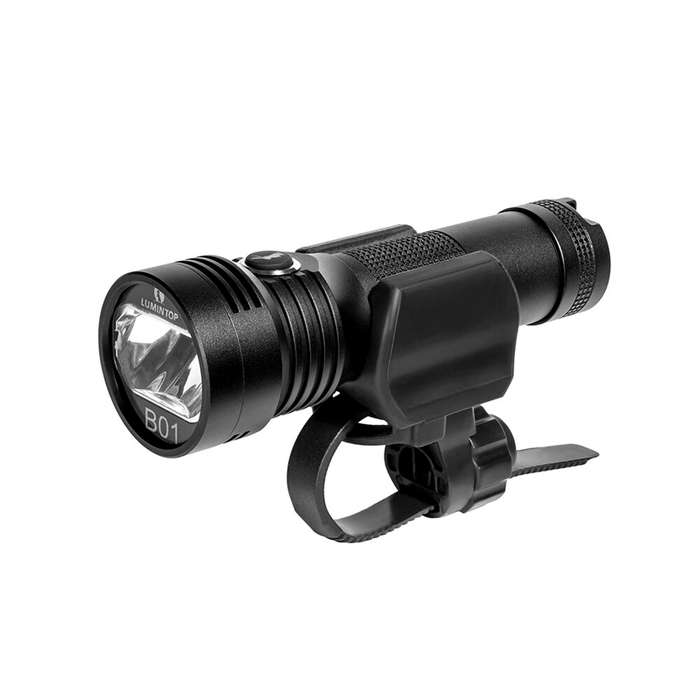 Bike Light & Battery - Lumintop B01 2in1 900LM 216m Bike Light LED Flashlight Anti Glare Bicycle Hea