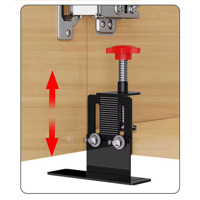 Black - Cabinet Door Mounting Jig Cabinets Frame Clamp Household Hidden Door Install Positioning Cli