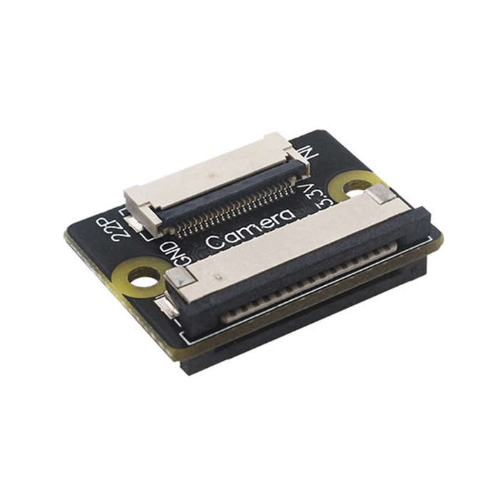 Black - Raspberry Pi 5 / Pi Zero DSI Display and CSI Camera 15pin to 22pin Adapter Board Plug and Pl