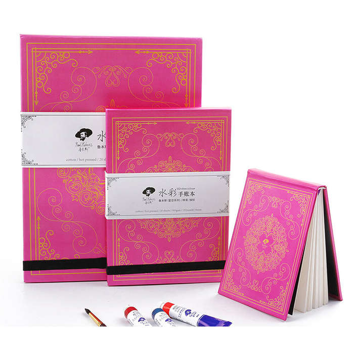 Paul Rubens 16k/32k Watercolor Paper 300g 50% Cotton Fine Line Crude Painting Book Notepad for Artis