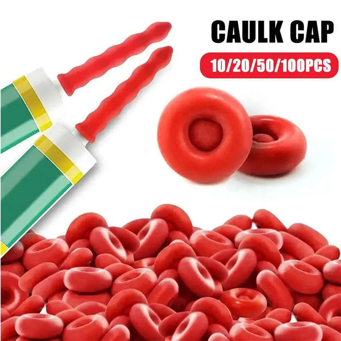 10pcs - Glass Seal Cap Leak-proof Glass Glue Bucket Mouth Protection Cover