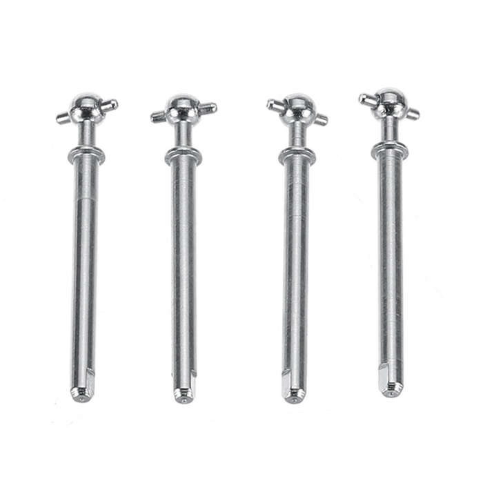 Silver - 4PCS Wltoys 2428 1/24 RC Car Parts Drive Shafts Rock Crawler Vehicles Models Spare Accessor