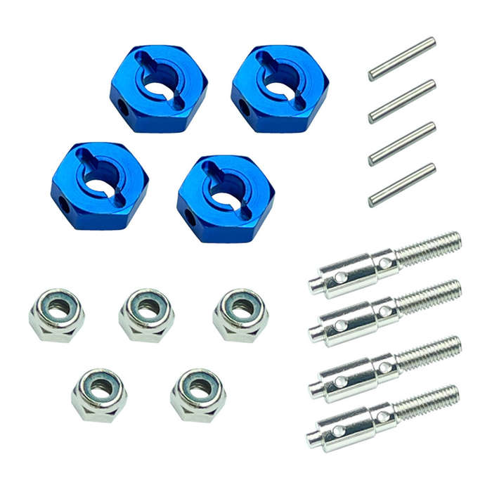001 - LDR/C LDP06 1/12 Unimog 435 RC Car Upgraded Metal Hex Adapter 12mm LP0008 Vehicles Models Spar