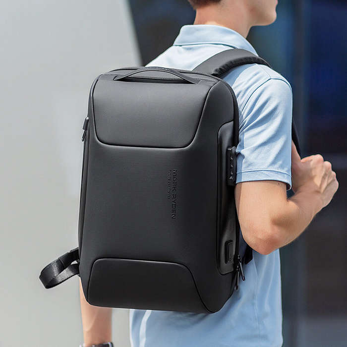 Mark Ryden MR9116 Anti-theft Backpack Laptop Bag Shoulder Bag USB Charging Men Business Travel Stora