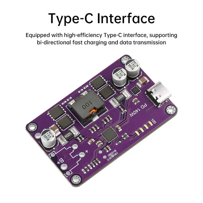 5S - Type-C 3S 4S 5S 6S PD3.1 140W High Power Fast Charger Module Li-ion Battery Charger/Discharger