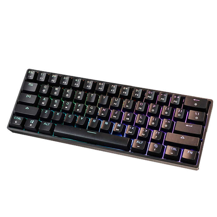 SKYLOONG GK61 Mechanical Keyboard 61 Keys Hot Swappable Gateron Optical Switch RGB Type-C Wired Prog