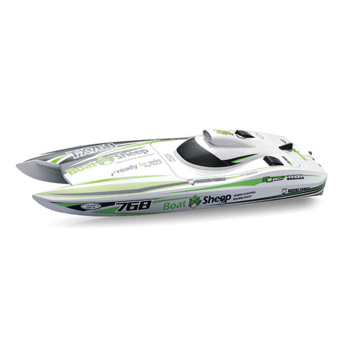 White - TY XIN 768 Brushless RTR 2.4G 30km/h RC Boat Jet Speedboat Water Cooling Waterproof Remote C