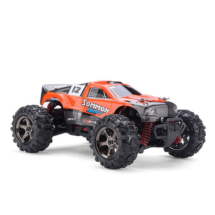 Orange - 1/24 RC Racing Car 2.4G 4WD 40KM/H High Speed Crawler Monester Full Proportional Remote Con