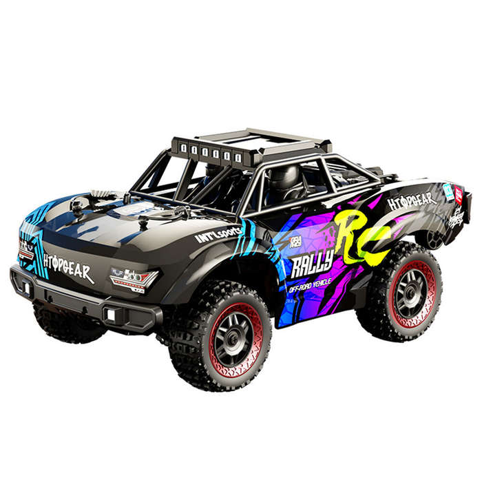 Red - SCY 18103 1/18 2.4G 4WD RTR Truck Brushed RC Car Full Proportional Control with LED Front Ligh