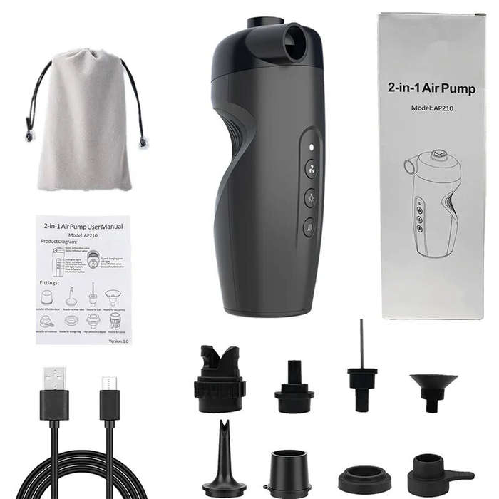 20PSI Portable Multifunctional Outdoor Cordless Inflator Paddle Board Air Pump Vacuum Pump Portable